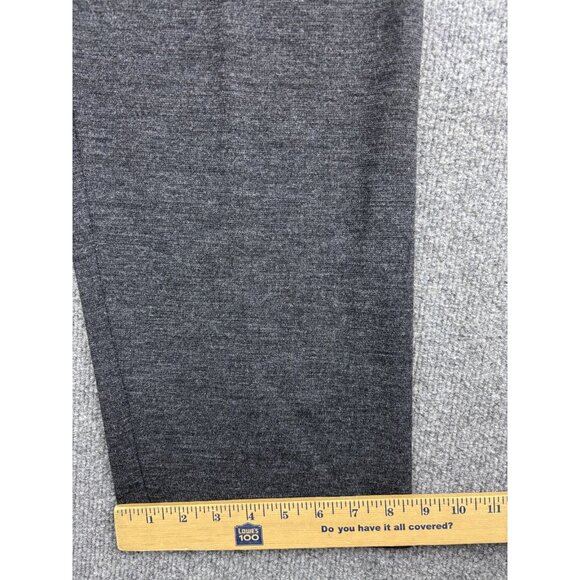 Eileen Fisher Pants Womens Large Gray Italian Fabric Pull On Knit Straight Leg - Picture 6 of 7